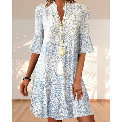 Marina | Damen Leichtes Sommer Minikleid