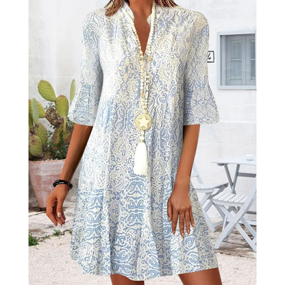 Marina | Damen Leichtes Sommer Minikleid