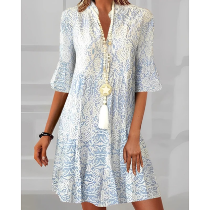 Marina | Damen Leichtes Sommer Minikleid
