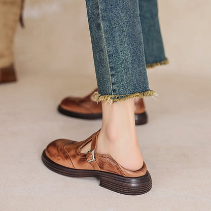 Cara | Leather Mary Jane Shoes