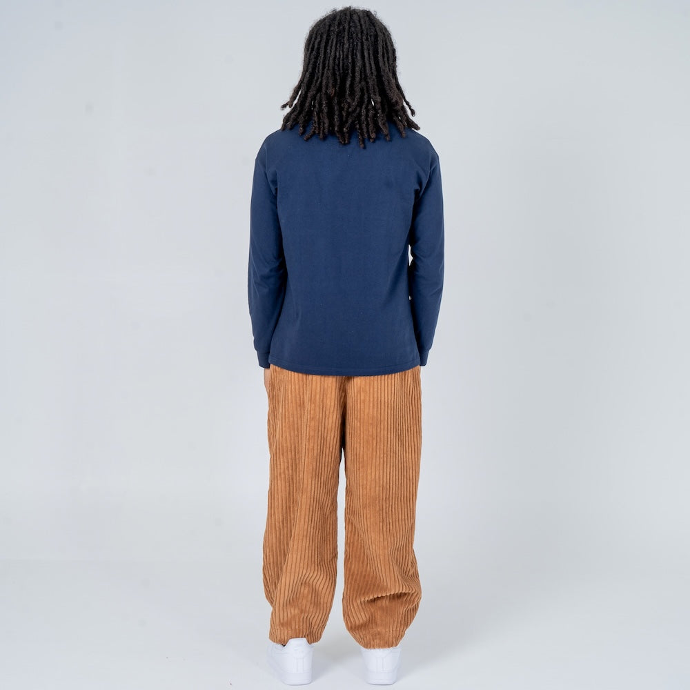 Kaviro | Vintage Cordhose mit Lockerem Schnitt