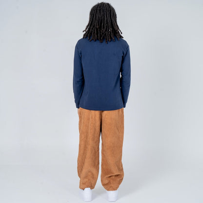 Kaviro | Vintage Cordhose mit Lockerem Schnitt