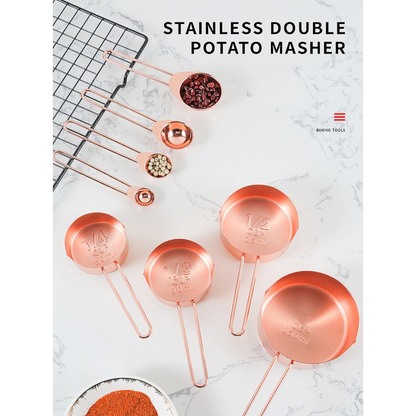 Kitchen Cooking Tools Stainless Steel Measuring Cups Spoons Baking