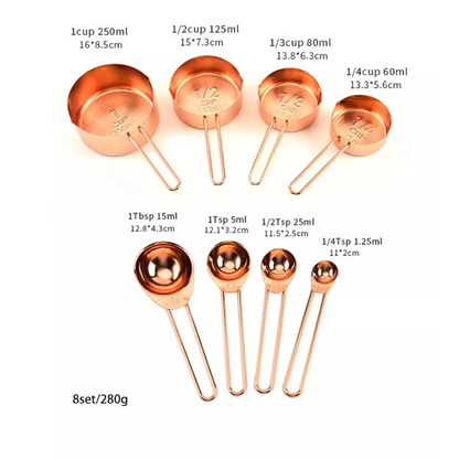 Kitchen Cooking Tools Stainless Steel Measuring Cups Spoons Baking
