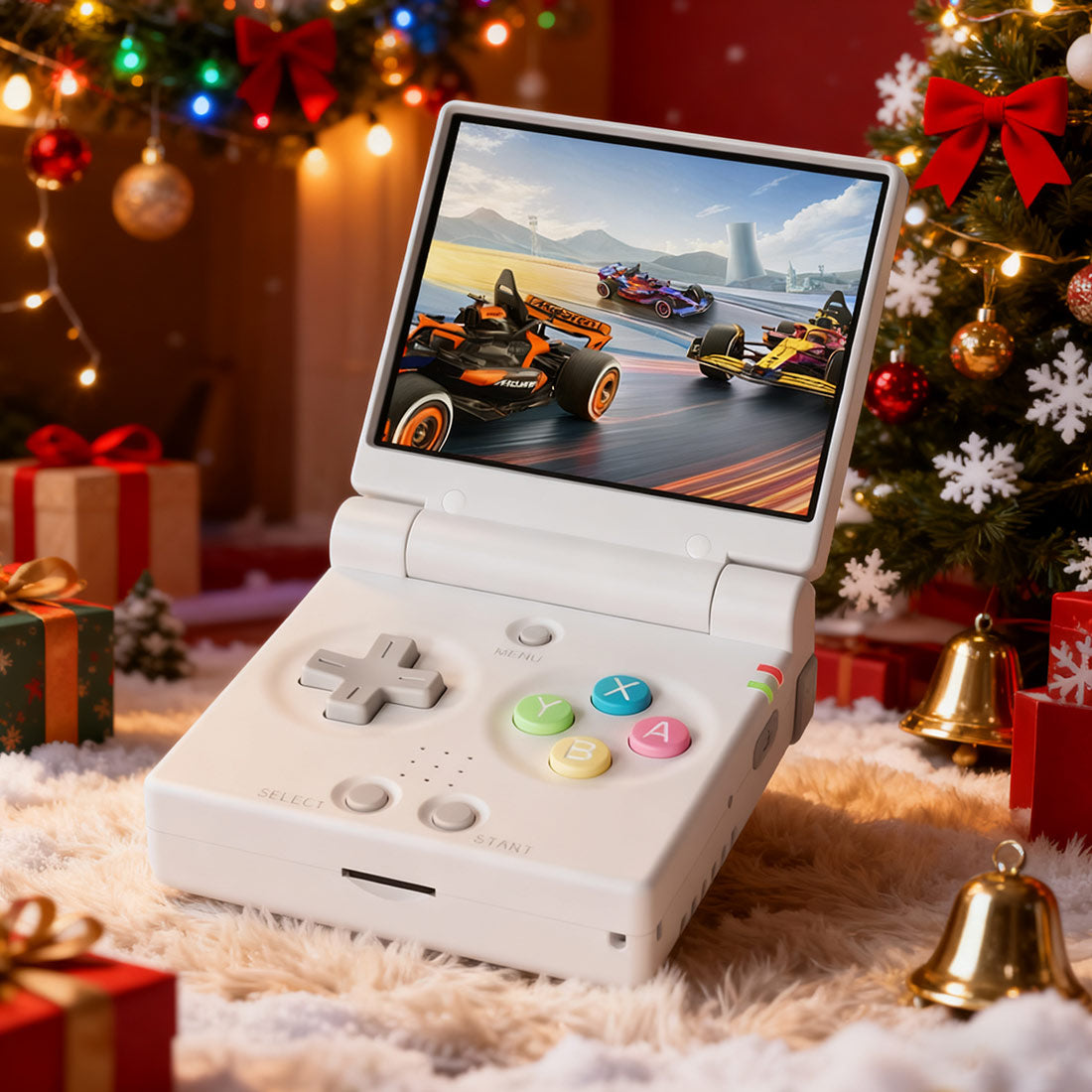 Retro Handheld Konsole Miyoo Mini Flip | Klapp Gaming Konsole
