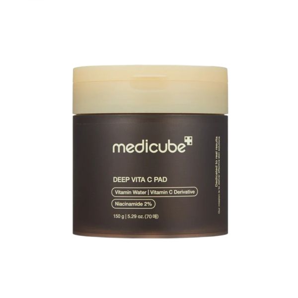 Medicube Deep Vita C Pads — Brightening & Dark Spot Correcting Toner Pads (70 Pads)