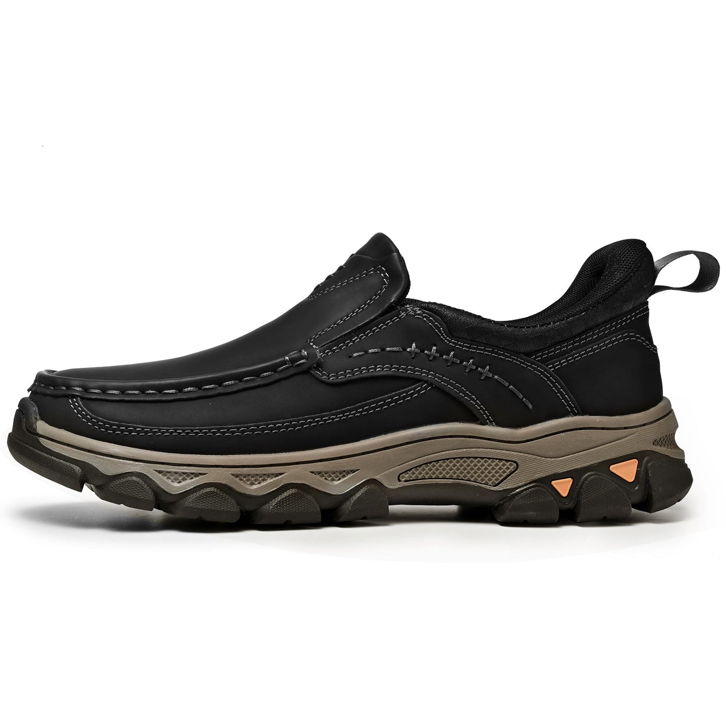 Men's Orthopedic Casual Slip-On Leather Walking Shoes