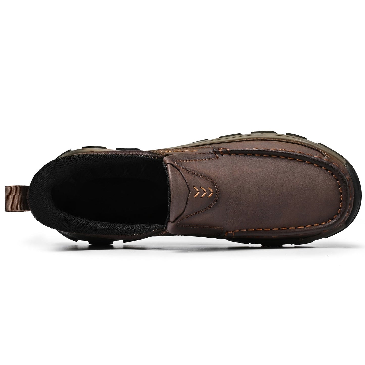 Men's Orthopedic Casual Slip-On Leather Walking Shoes