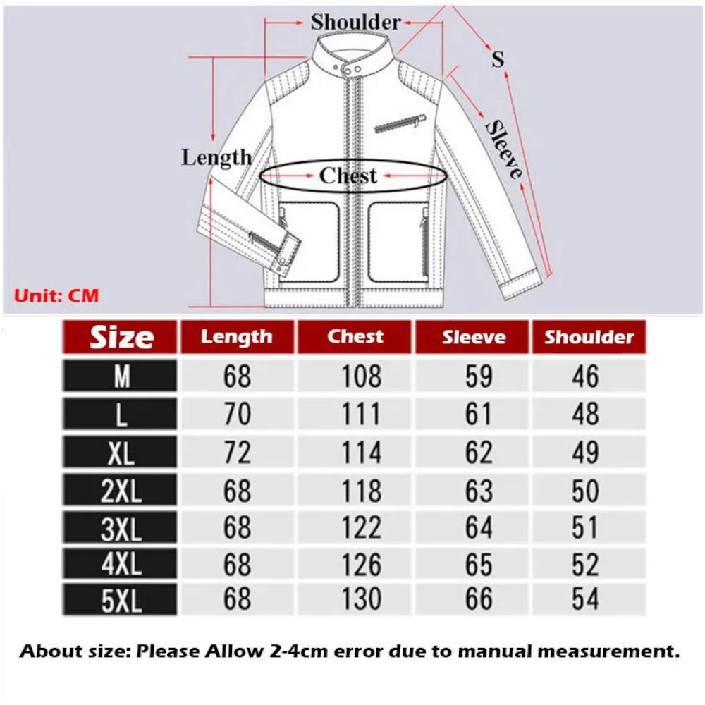 Men Winter Thick Fleece Waterproof Outwear Down Jackets Coats Size Xxxl Black