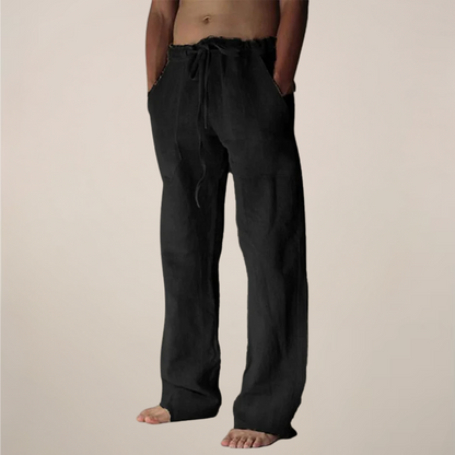 Image of Men's Drawstring Wide Leg Pants
