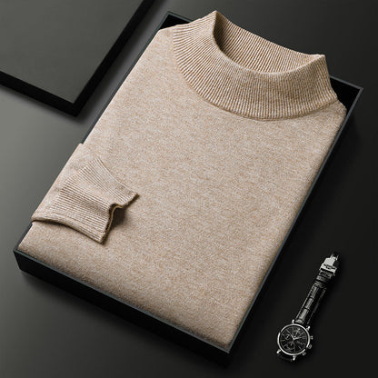 Image of Men's Mock Neck Regular Fit Sweater