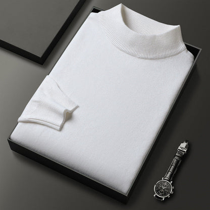 Image of Men's Mock Neck Regular Fit Sweater
