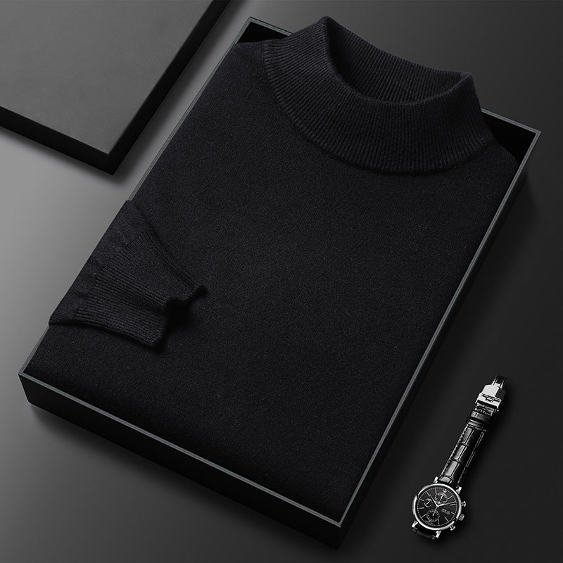 Image of Men's Mock Neck Regular Fit Sweater