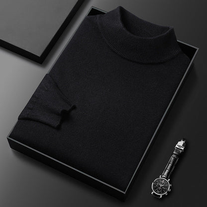 Image of Men's Mock Neck Regular Fit Sweater