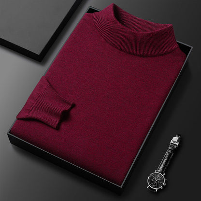 Image of Men's Mock Neck Regular Fit Sweater