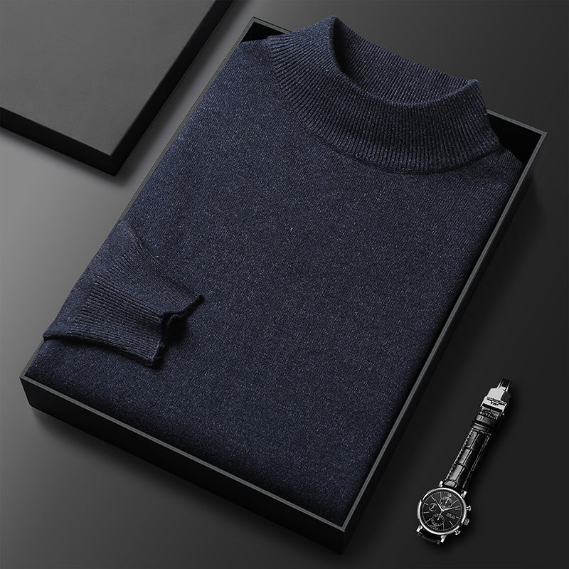 Image of Men's Mock Neck Regular Fit Sweater