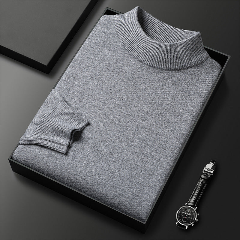 Image of Men's Mock Neck Regular Fit Sweater