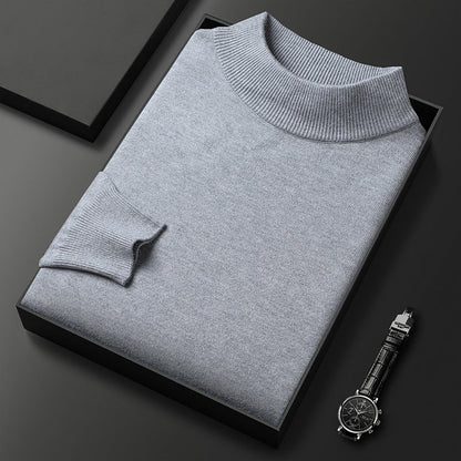 Image of Men's Mock Neck Regular Fit Sweater