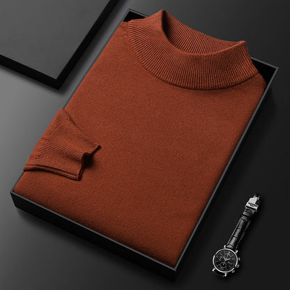 Image of Men's Mock Neck Regular Fit Sweater