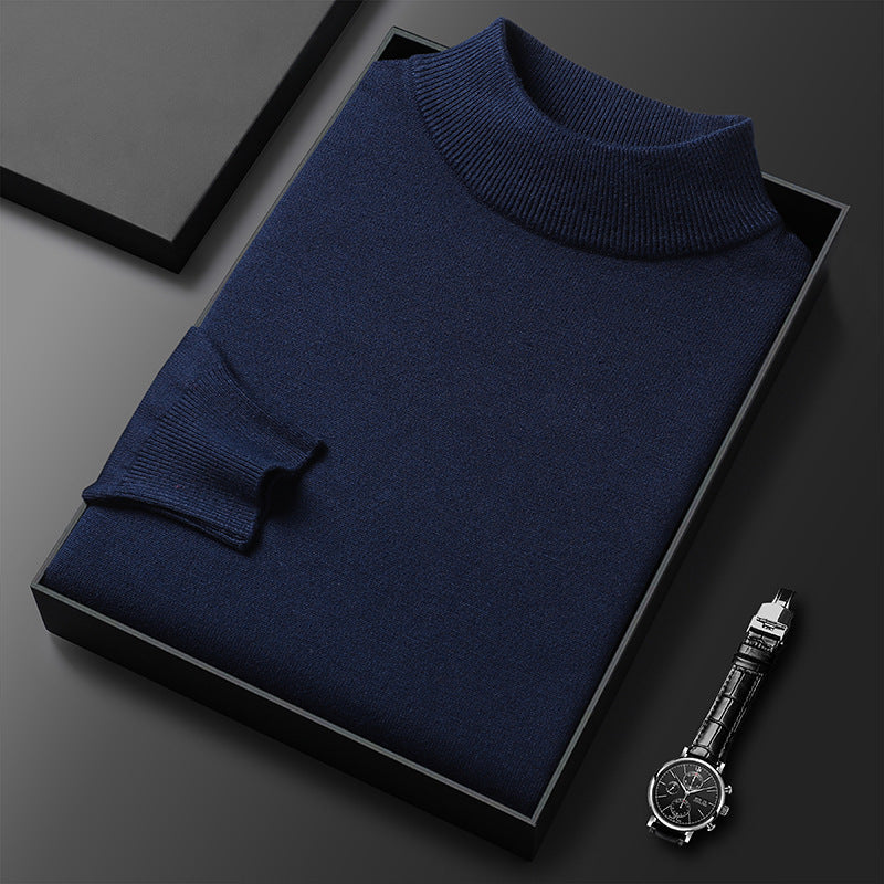 Image of Men's Mock Neck Regular Fit Sweater