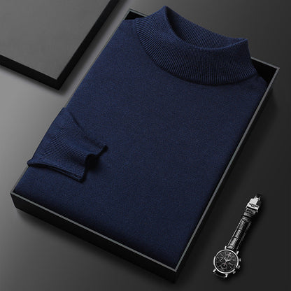 Image of Men's Mock Neck Regular Fit Sweater