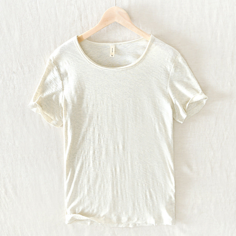 Image of Men's Rolled Sleeve Casual T-Shirt