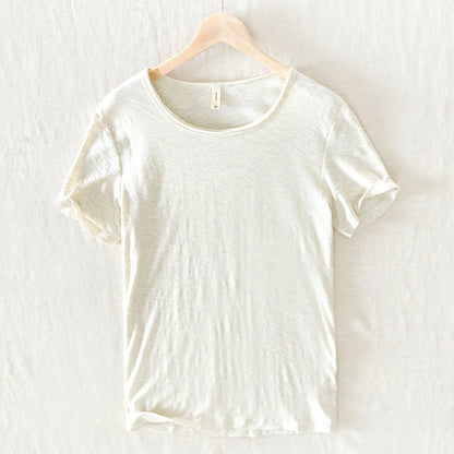 Image of Men's Rolled Sleeve Casual T-Shirt