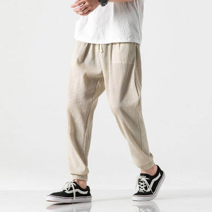 Men’s Cotton Linen Trousers – Lightweight, Breathable and Smart Casual Style