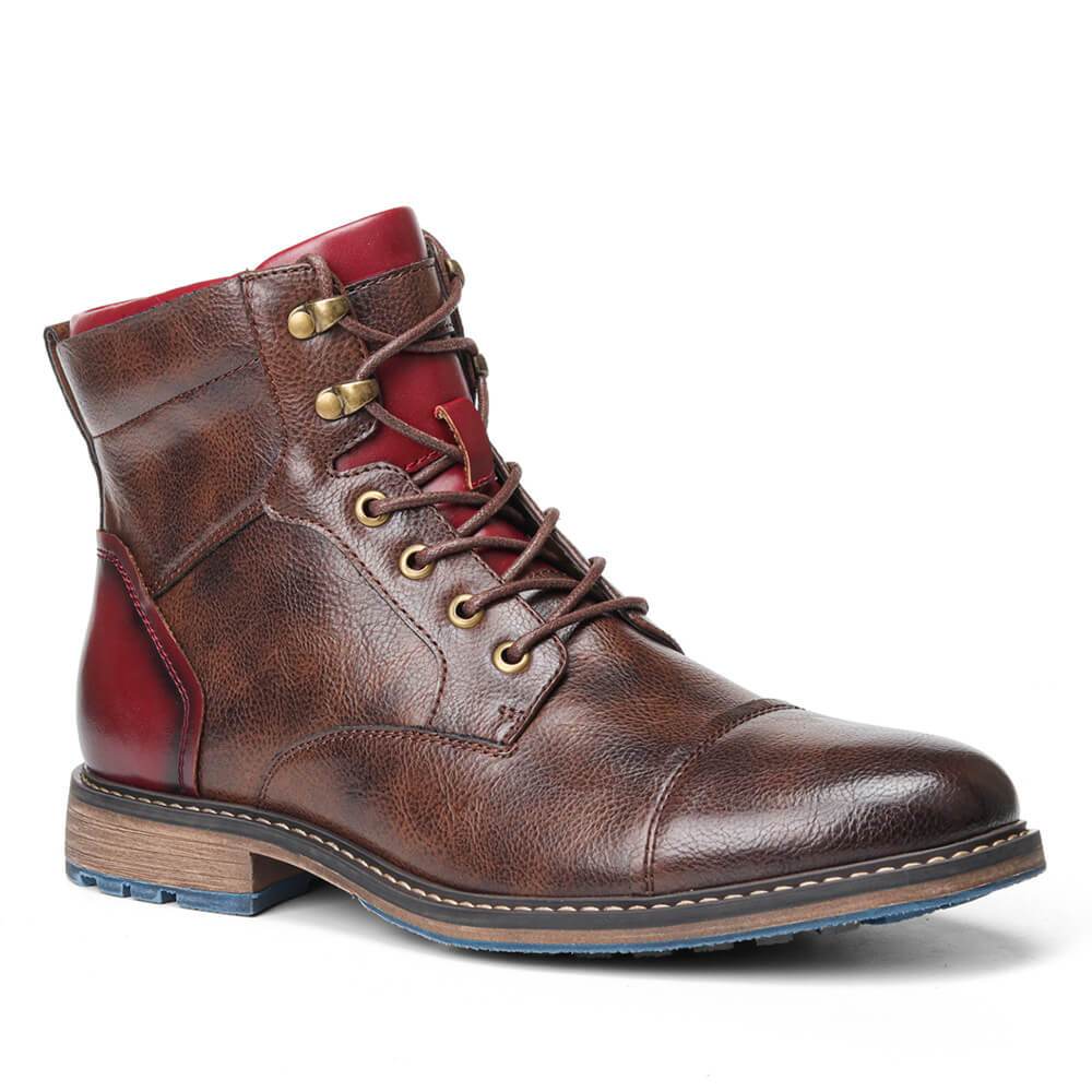 Men’s Leather Boots – Zip & Lace | Rugged