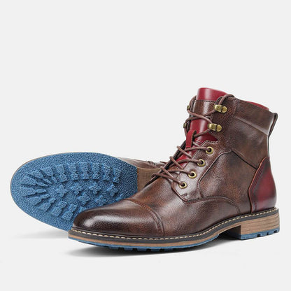 Men’s Leather Boots – Zip & Lace | Rugged