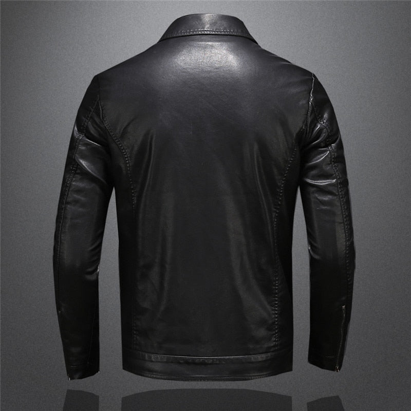 Men's Leather Jacket | Classic Black Design