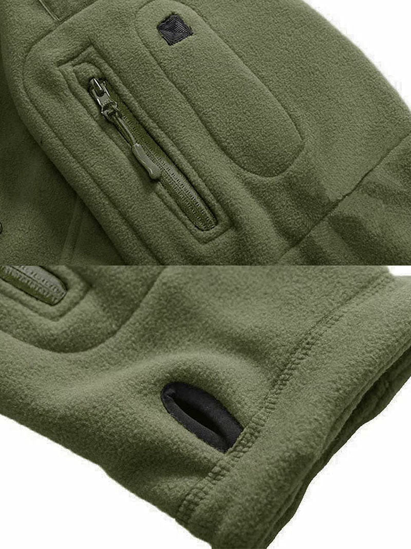 Men's Fleece Outdoor Jacket Warm Comfortable Hiking Coat