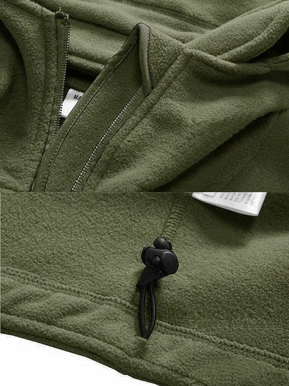 Men's Fleece Outdoor Jacket Warm Comfortable Hiking Coat