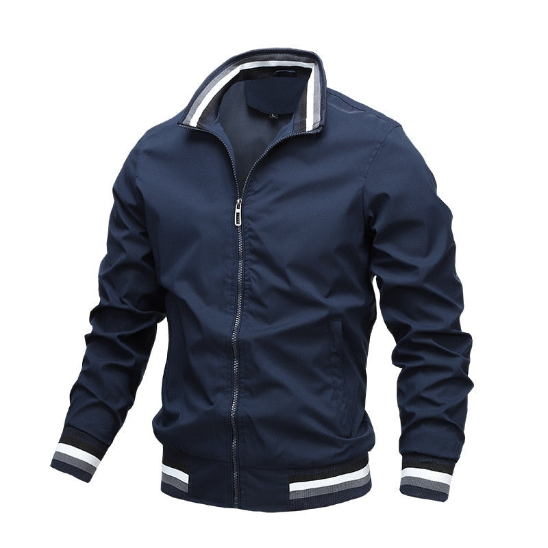 George | Men's Zip Up Casual Classic Bomber Jacket