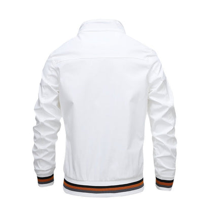 Rovenis – Mens Classic Zip Bomber Jacket