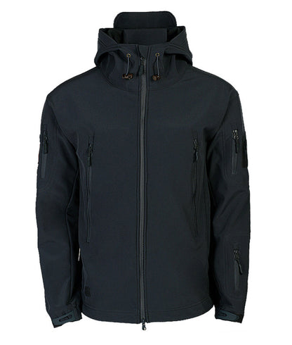 Bellivaro | Herre Taktisk Vandtæt Softshell Jakke | Vindafvisende Outdoor Med Hætte