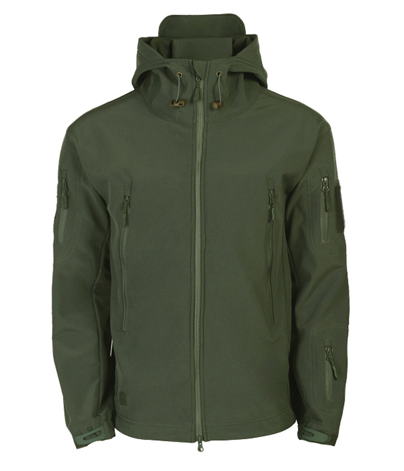Bellivaro | Herre Taktisk Vandtæt Softshell Jakke | Vindafvisende Outdoor Med Hætte