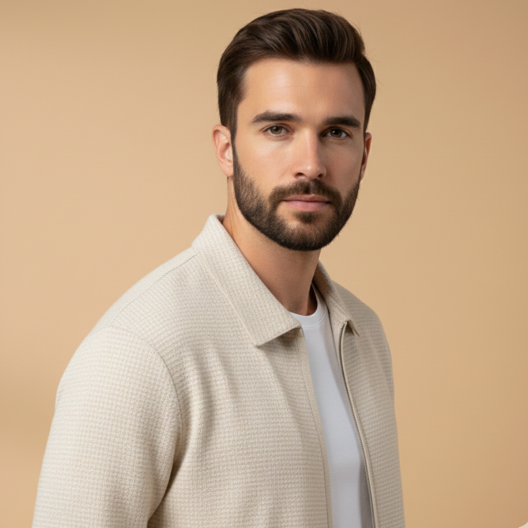 Dylor – Men's Casual Zip Jacket Two Piece Set