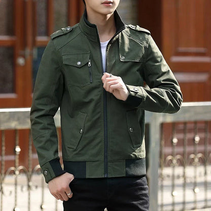 Gavin | Men's Zip Up Casual Bomber Jacket