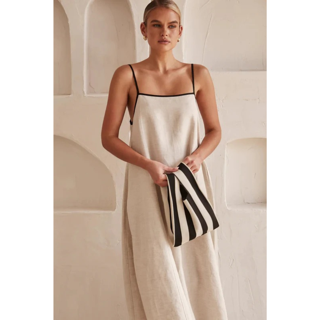 Meryem | Elegantes Maxikleid für Damen in Creme