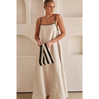 Meryem | Elegantes Maxikleid für Damen in Creme
