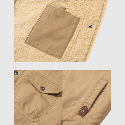 Męska kurtka bomber – Logan-Czarny-S-Trend Polska