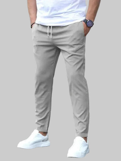 Hadrian - Mens Drawstring Waist Trousers With Pockets