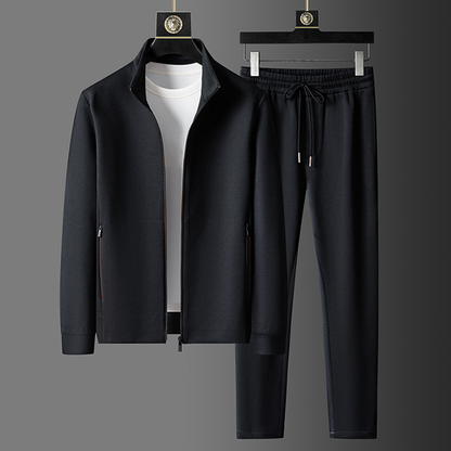 Men’s Two-Piece Comfortable Tracksuit Slim Fit for Casual Wear and Active Training Lightweight Premium Material