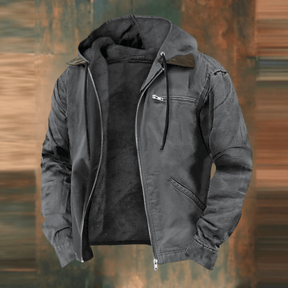 Vintage Bomber Winterjacke Herren | Kurz