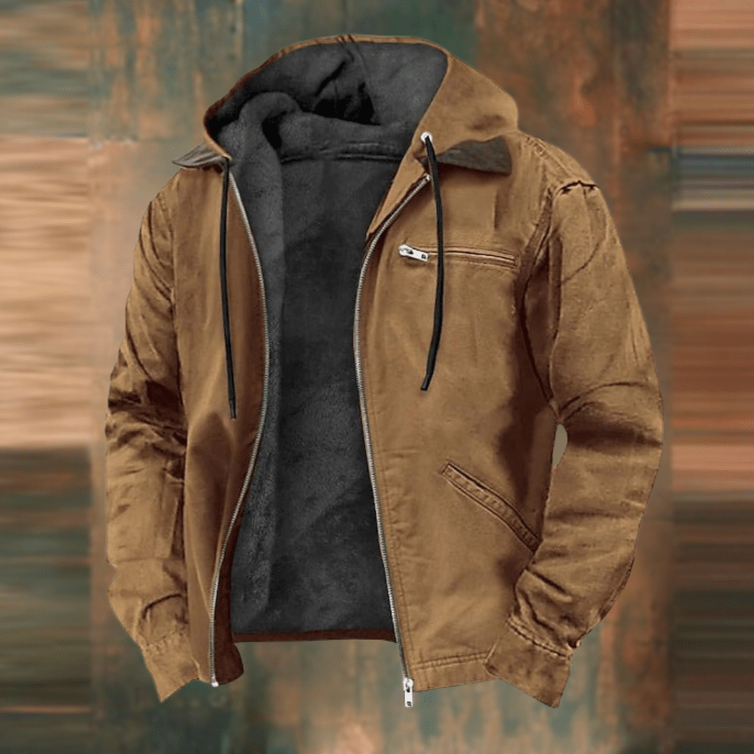 Vintage Bomber Winterjacke Herren | Kurz