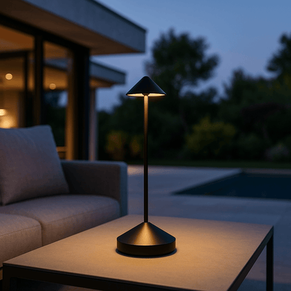 Vnitřní Dekorativní Stolní Lampa | Minimalistické Kuželové LED Světlo
