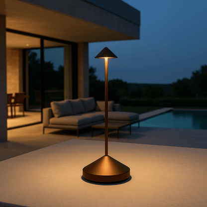 Vnitřní Dekorativní Stolní Lampa | Minimalistické Kuželové LED Světlo