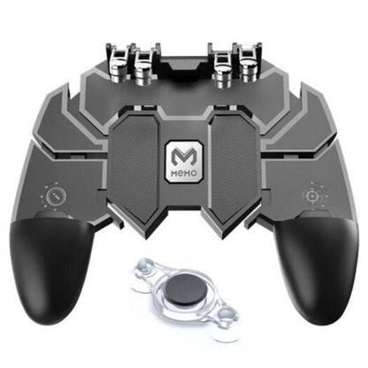 Mobile Game Joystick Trigger Controller Gamepad Set For Smartphone Black All In One