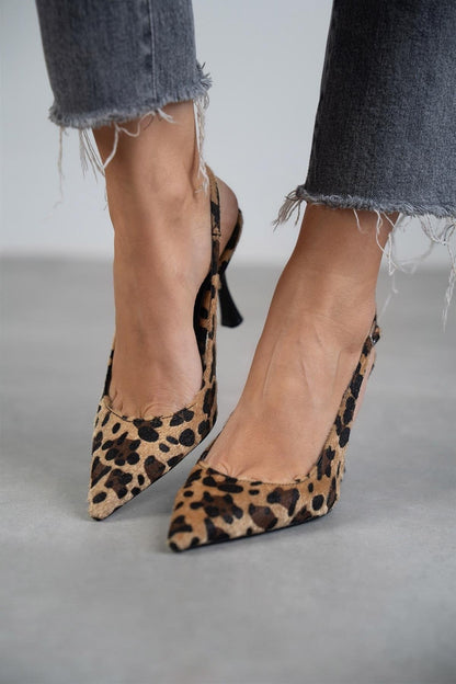 Ania - Décolleté Con Punta Affusolata E Stampa Leopardata